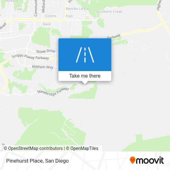 Mapa de Pinehurst Place