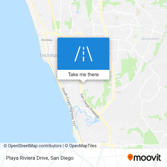 Mapa de Playa Riviera Drive