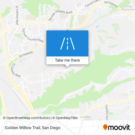 Golden Willow Trail map