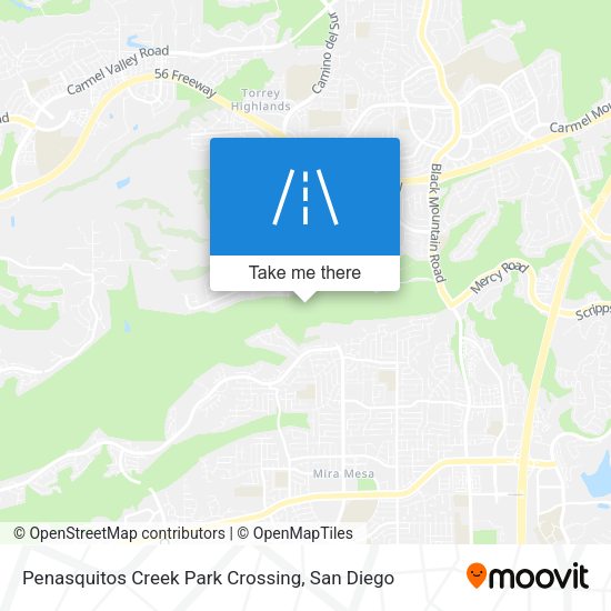 Penasquitos Creek Park Crossing map