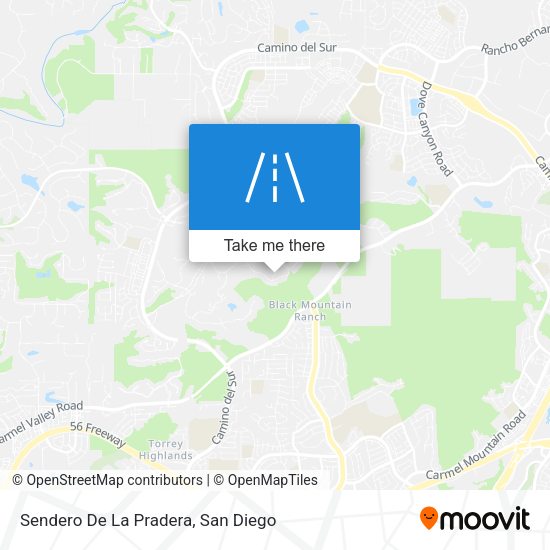 Sendero De La Pradera map