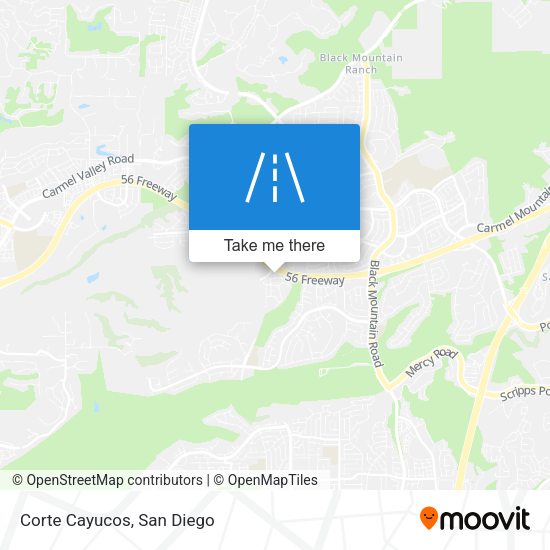 Mapa de Corte Cayucos
