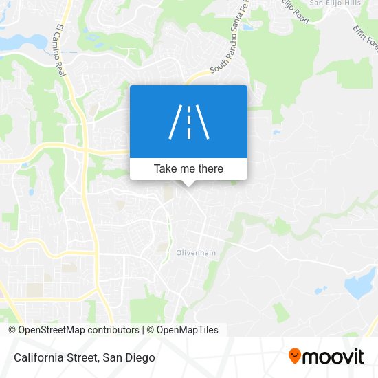 California Street map