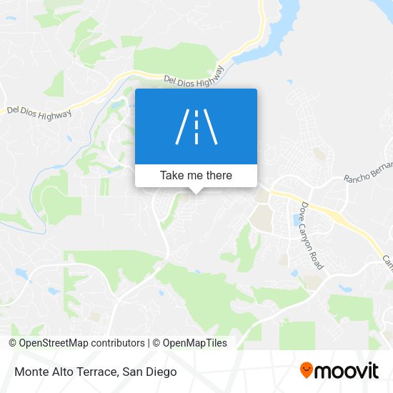 Monte Alto Terrace map
