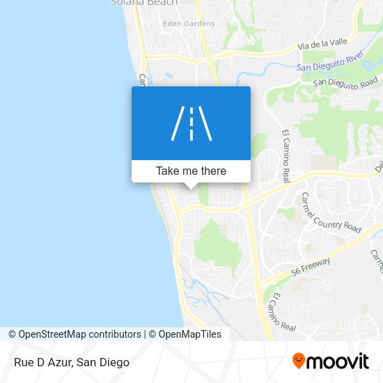 Mapa de Rue D Azur
