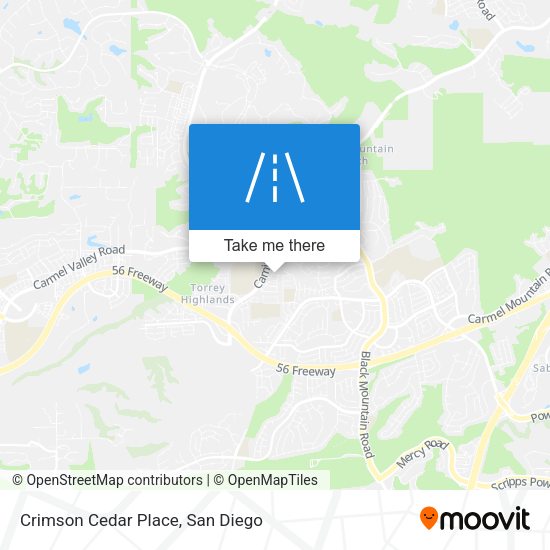 Mapa de Crimson Cedar Place