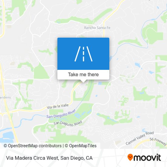 Via Madera Circa West map