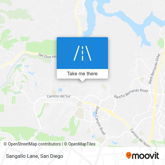 Mapa de Sangallo Lane