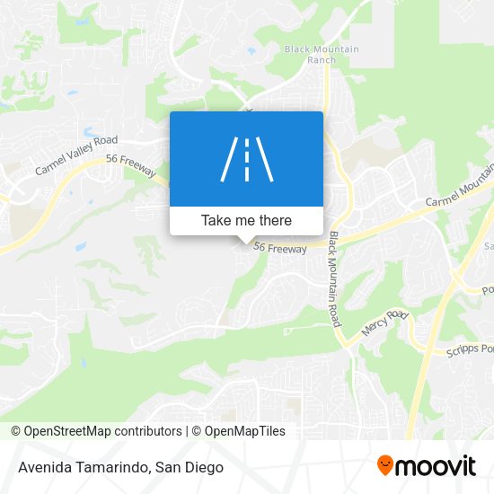 Mapa de Avenida Tamarindo