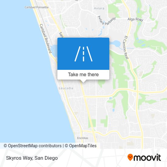 Mapa de Skyros Way
