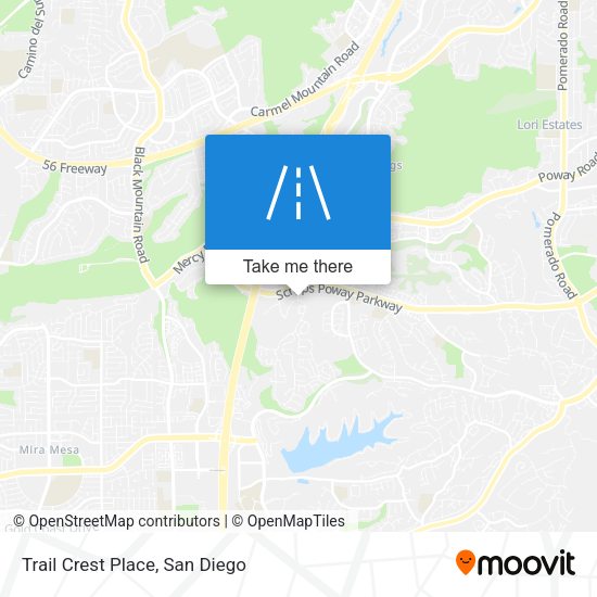 Trail Crest Place map