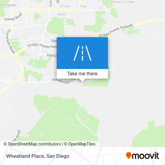 Mapa de Wheatland Place