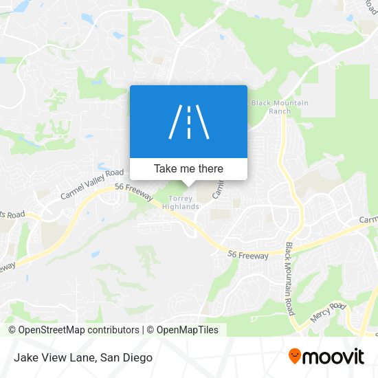 Mapa de Jake View Lane