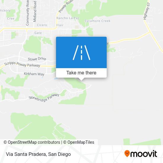 Mapa de Via Santa Pradera