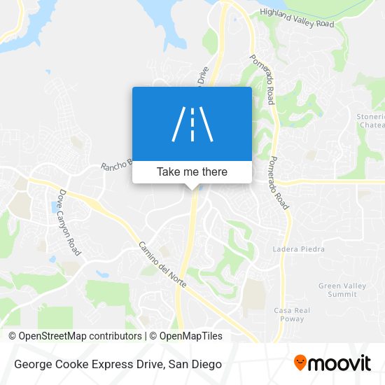 George Cooke Express Drive map