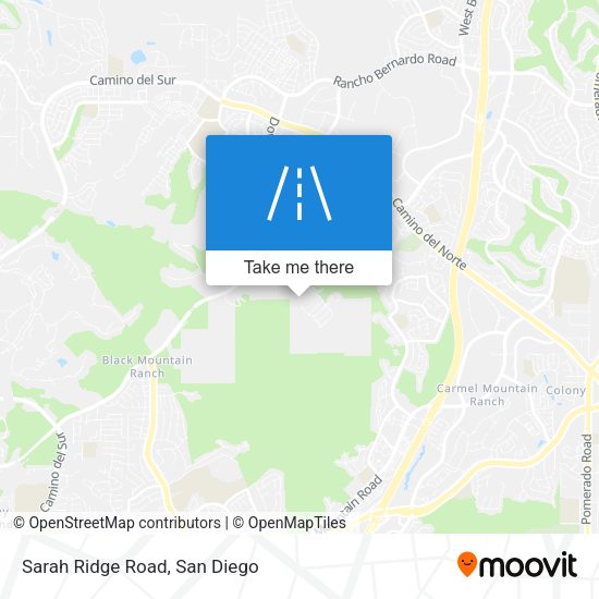 Mapa de Sarah Ridge Road