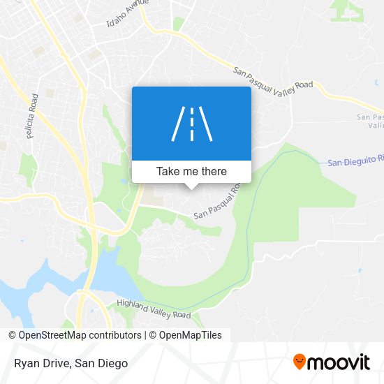 Ryan Drive map