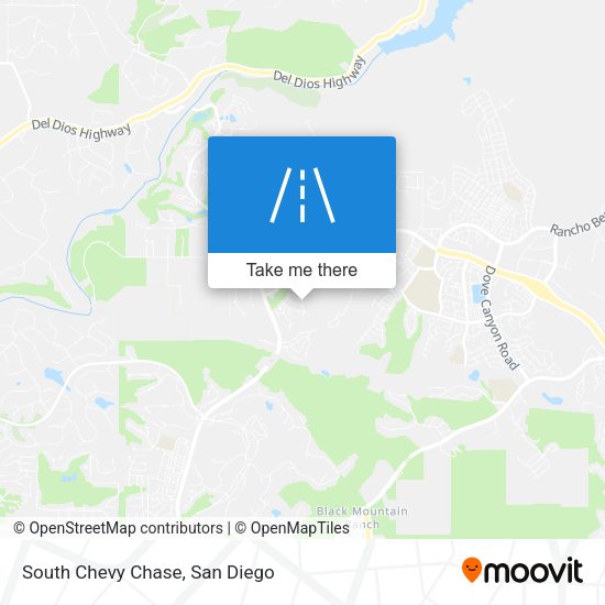 Mapa de South Chevy Chase
