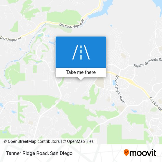 Tanner Ridge Road map
