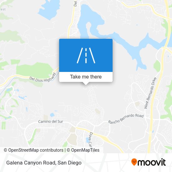 Mapa de Galena Canyon Road