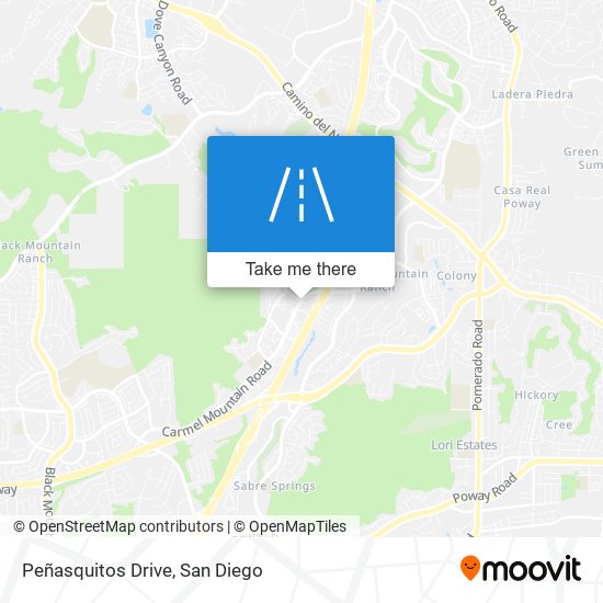 Mapa de Peñasquitos Drive