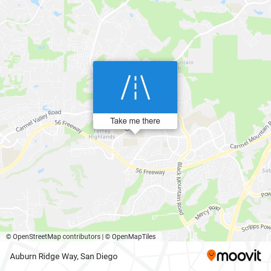 Auburn Ridge Way map