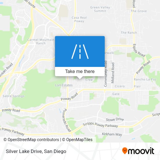 Silver Lake Drive map