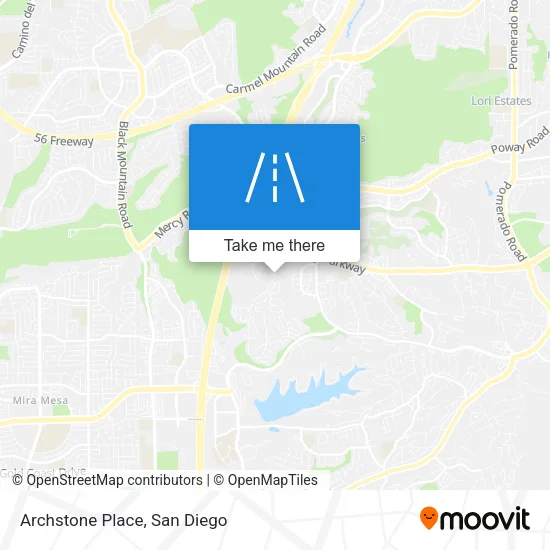 Archstone Place map