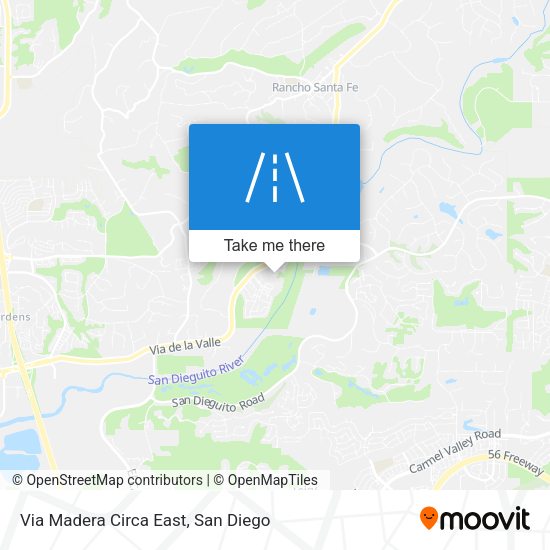 Via Madera Circa East map