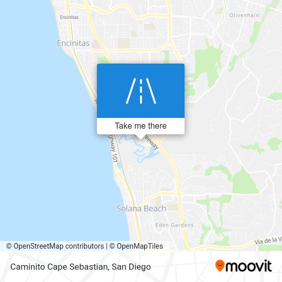 Mapa de Caminito Cape Sebastian