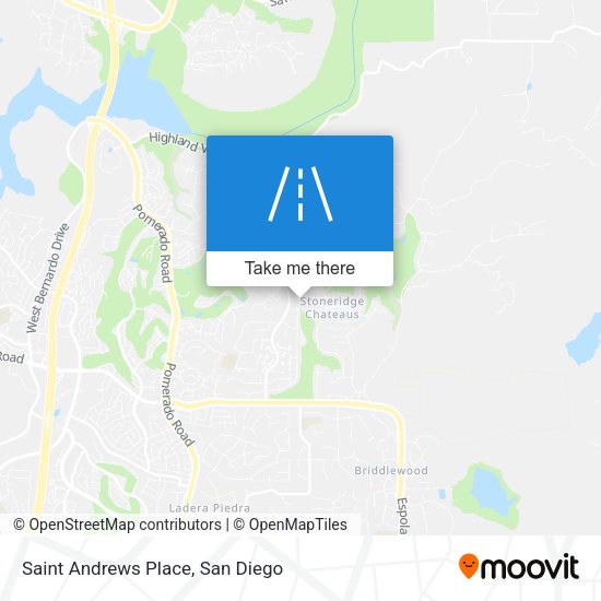 Saint Andrews Place map