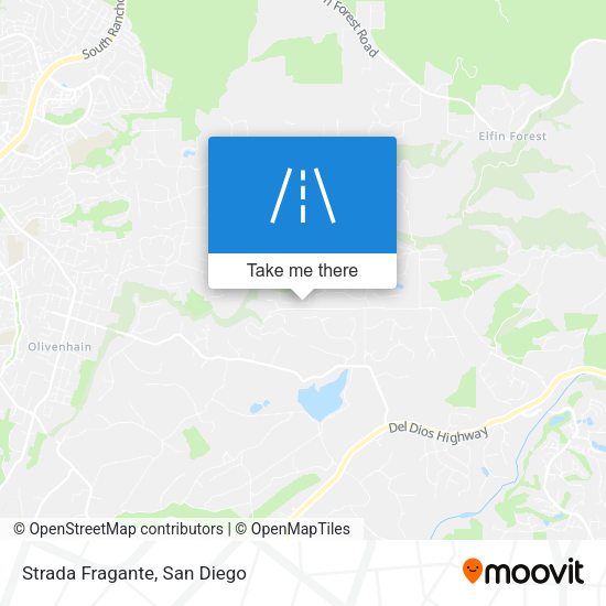 Mapa de Strada Fragante