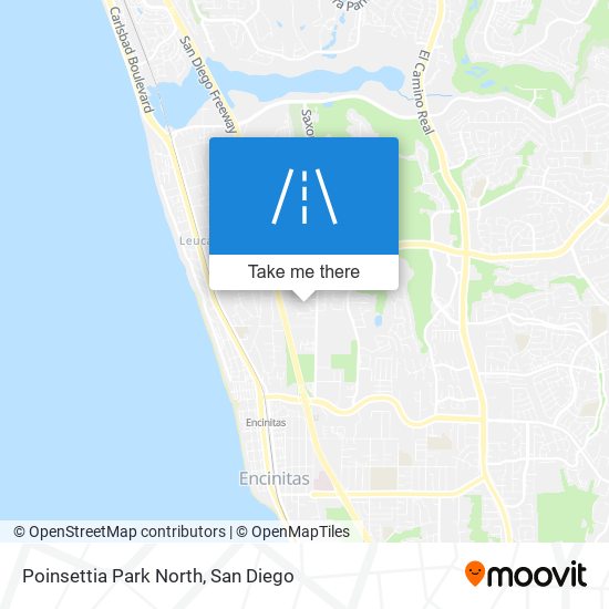 Poinsettia Park North map