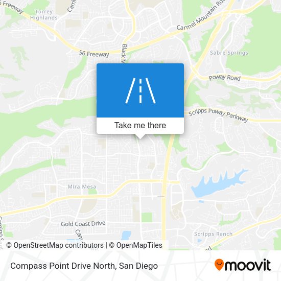 Compass Point Drive North map