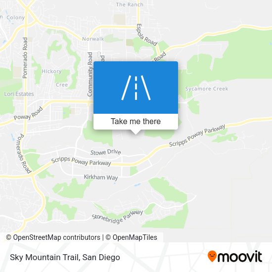 Sky Mountain Trail map