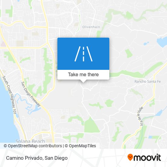 Mapa de Camino Privado
