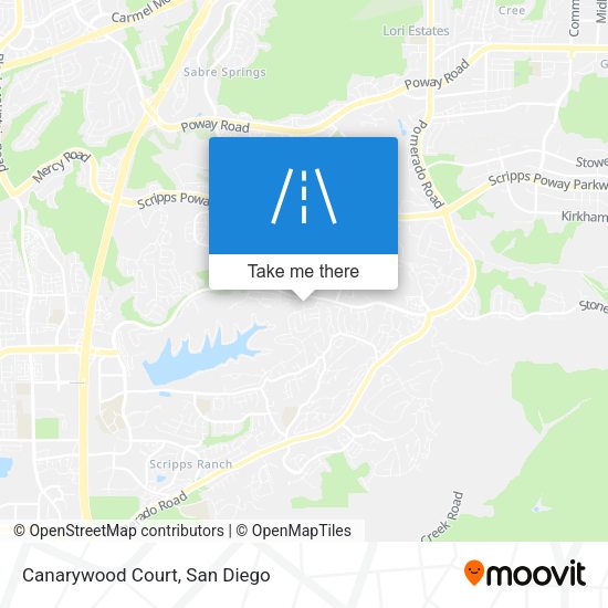 Mapa de Canarywood Court