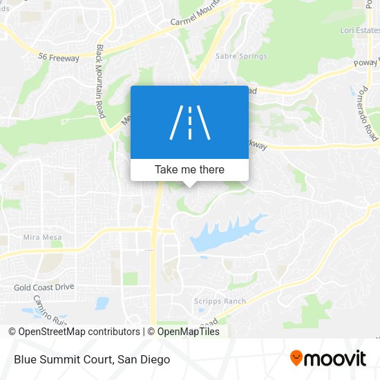 Blue Summit Court map