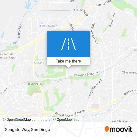 Mapa de Seagate Way