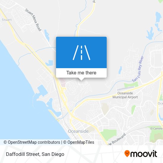 Daffodill Street map