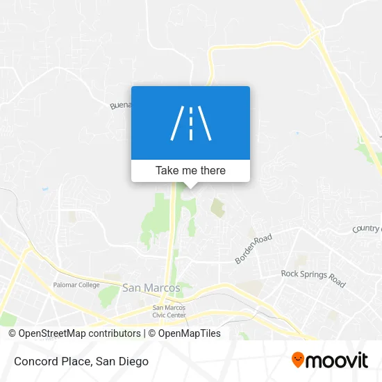Concord Place map