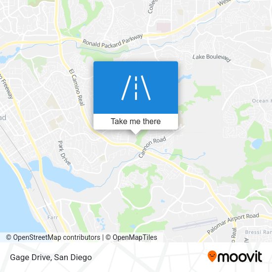Mapa de Gage Drive