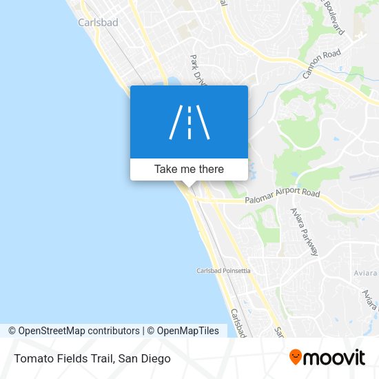 Tomato Fields Trail map