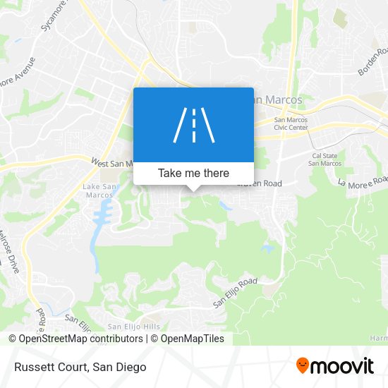 Mapa de Russett Court