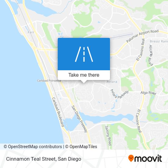 Mapa de Cinnamon Teal Street