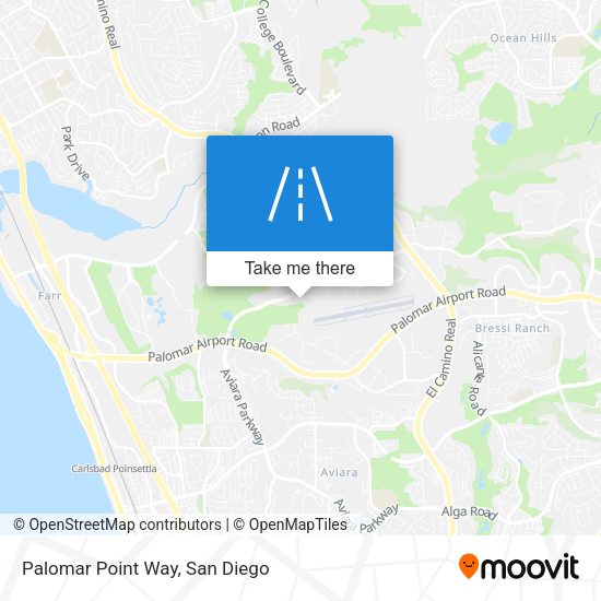 Palomar Point Way map