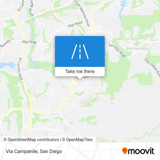 Via Campanile map