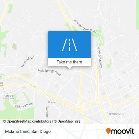 Mapa de Mclane Lane