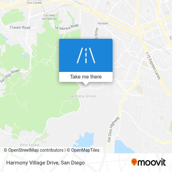 Harmony Village Drive map