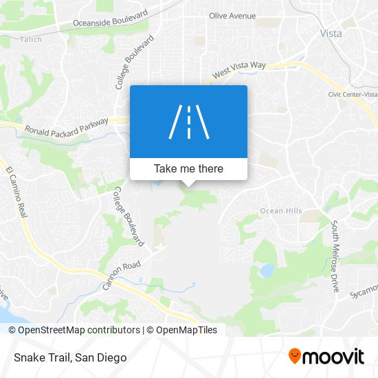 Mapa de Snake Trail